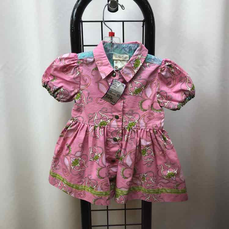 Matilda Jane Pink Floral Child Size 6 m Girl's Dress