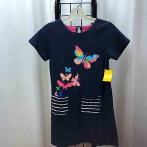 Navy Graphic Child Size 7/8 Girl's Dress
