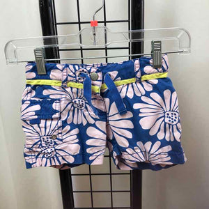 Mini Boden Blue Floral Child Size 6 Girl's Shorts