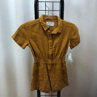 Old Navy Brown Solid Child Size 5 Girl's Romper