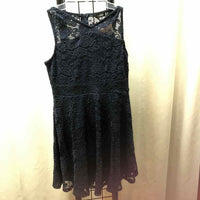 Zunie Navy Lace Child Size 10 Girl's Dress