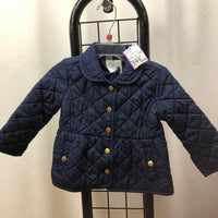 Janie and Jack Navy Quilted Child Size 12-18 m Girl's Jacket/Blazer