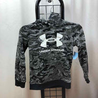 Under Armour Gray Camoflage Child Size 7 Boy's Sweatshirt