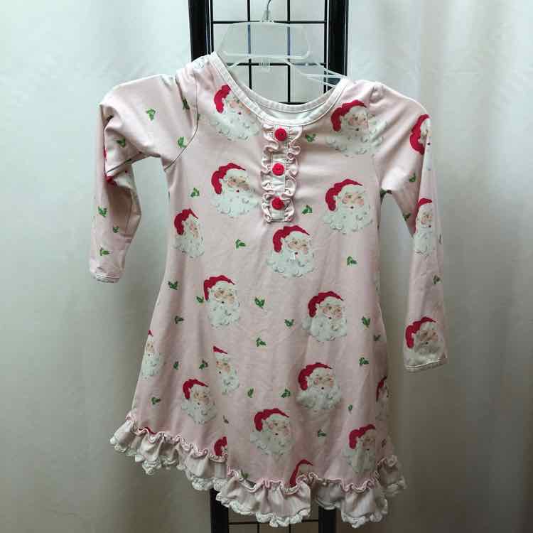 Sweet Honey Pink Christmas Child Size 6 Girl's Pajamas
