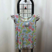 Matilda Jane Baby Blue Floral Child Size 10 Girl's Shirt