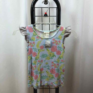 Matilda Jane Baby Blue Floral Child Size 10 Girl's Shirt