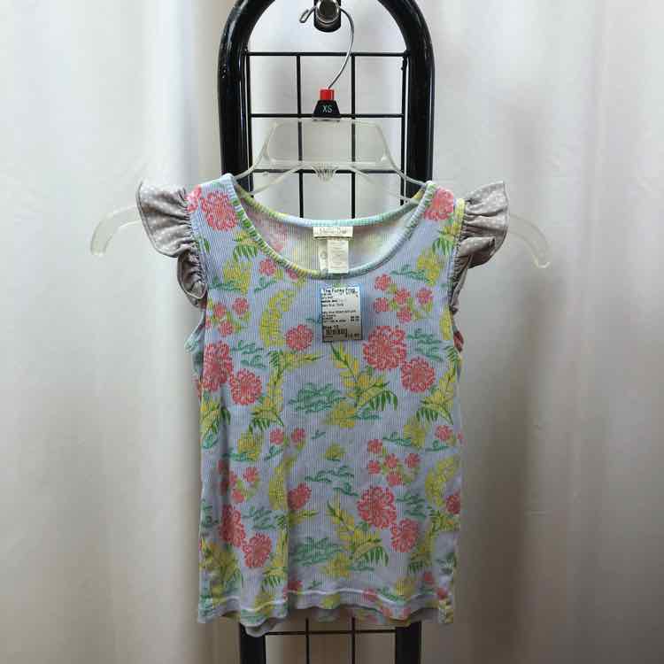 Matilda Jane Baby Blue Floral Child Size 10 Girl's Shirt