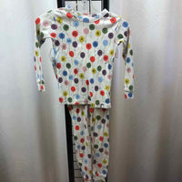 Gap White Patterned Child Size 5 Girl's Pajamas