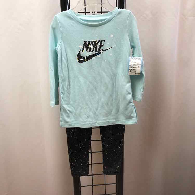 Nike Baby Blue Logo Child Size 18 m Girl's Outfit