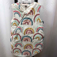 Tea White Patterned Child Size 3-6 Months Girl's Pajamas