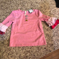Matilda Jane Pink Solid Child Size 4 Girl's Shirt