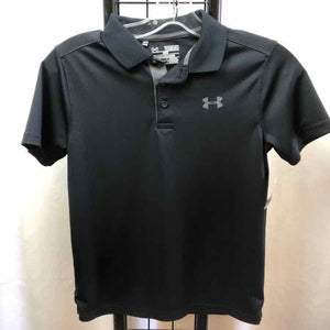 Under Armour Black Logo Child Size 8/10 Boy's Shirt