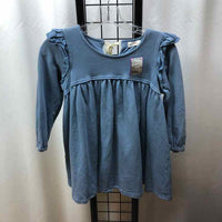 Mae Li Rose Blue Solid Child Size 10 Girl's Shirt