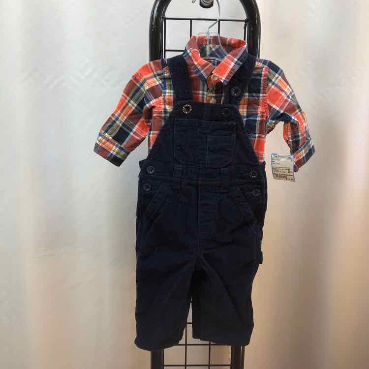 Gap Navy Solid Child Size 3-6 Months Boy's Overalls