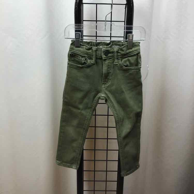 Gap Green Solid Child Size 3 Boy's Jeans