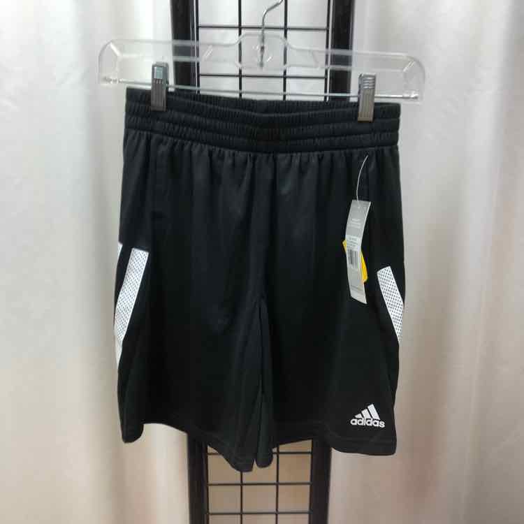 Adidas Black Solid Child Size 10/12 Boy's Shorts