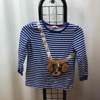 Boden Blue Stripe Child Size 8/9 Girl's Sweatshirt