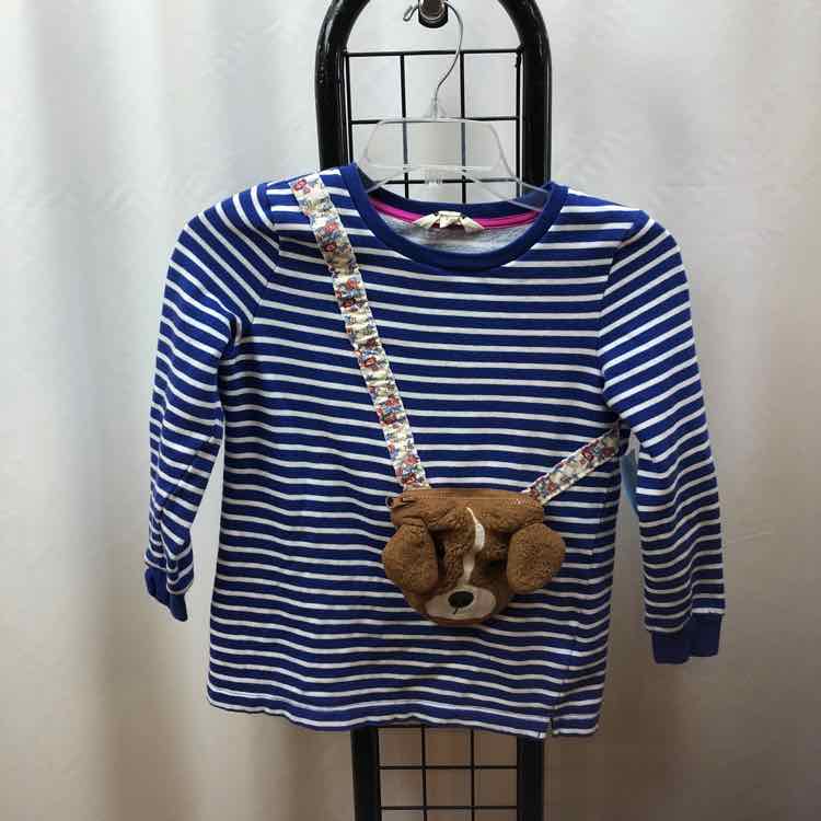 Boden Blue Stripe Child Size 8/9 Girl's Sweatshirt