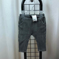 Zara Black Checkered Child Size 9-12 m Girl's Pants
