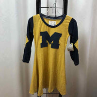 The Teacam Collection Yellow Patch Child Size 3/4 Girl's Dress