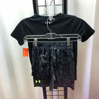 Under Armour Black Logo Child Size 6 Boy's Outfit
