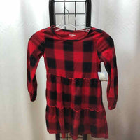 Old Navy Red Plaid Child Size 6/7 Girl's Dress