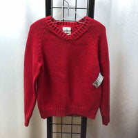 Land's End Red Solid Child Size 5/6 Boy's Sweater
