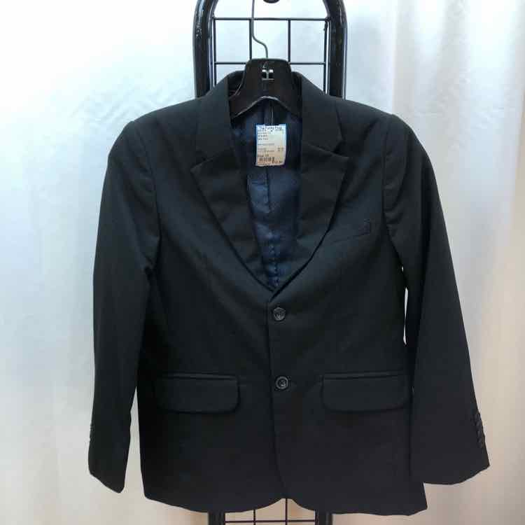Cat & Jack Black Solid Child Size 10 Boy's Sport Coat
