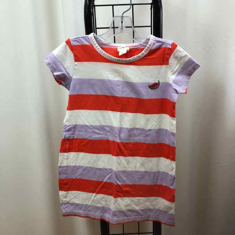 Crew Cuts Lavender Stripe Child Size 4 Girl's Dress