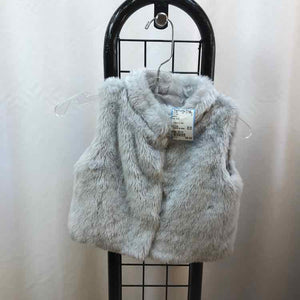 Carter's Gray Solid Child Size 24 m Girl's Vest