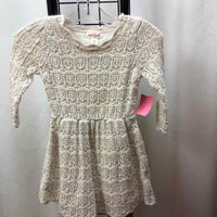 Cat & Jack White Sparkly Child Size 4 Girl's Dress