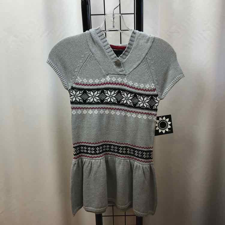 Gray Sparkly Child Size 6X Girl's Dress