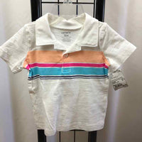 Carter's White Stripe Child Size 12 m Boy's Shirt