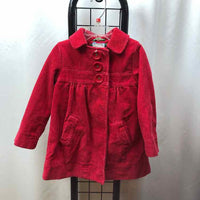 Mini Boden Red Solid Child Size 2/3 Girl's Outerwear