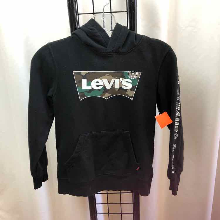 Levi Strauss Black Logo Child Size 7/8 Boy's Sweatshirt