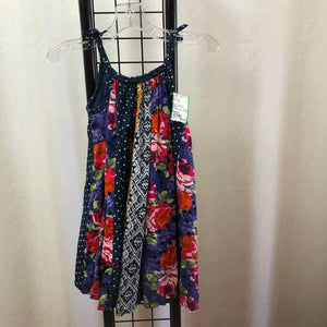 Cutey Couture Navy Patterned Child Size 2/3 Girl's Dress