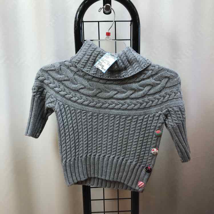 Matilda Jane Gray Solid Child Size 8 Girl's Sweater