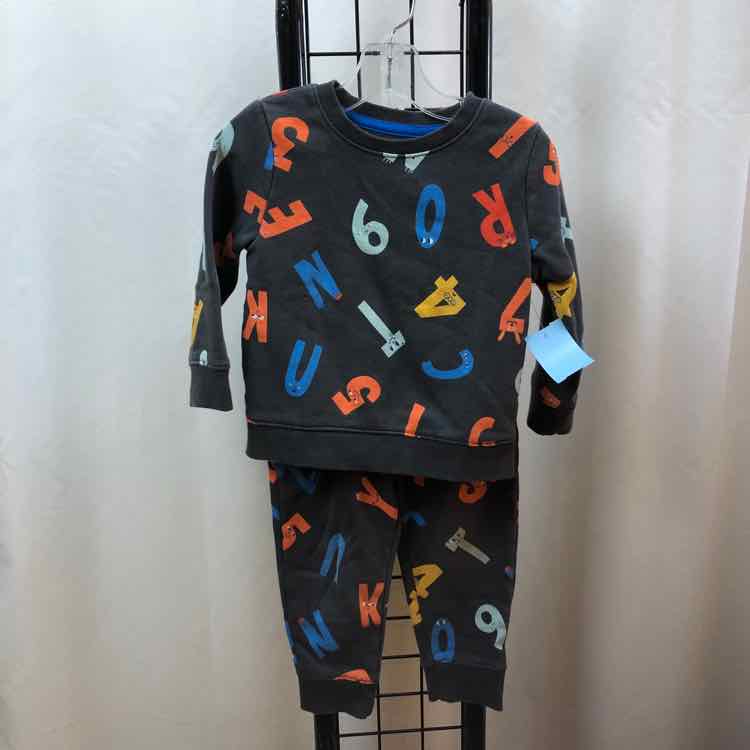 Cat & Jack Gray Patterned Child Size 2 Boy's Jogging Suit