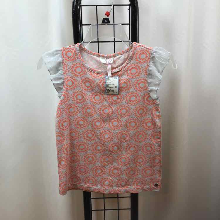 Matilda Jane Gray Floral Child Size 10 Girl's Shirt