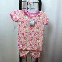 Milkberry Pink Floral Child Size 3 Girl's Pajamas
