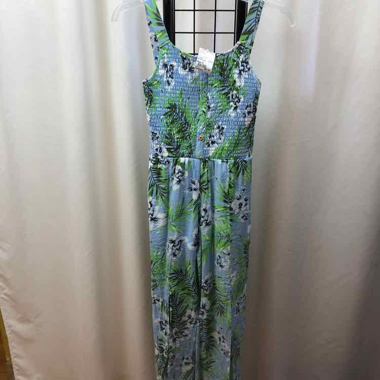 Truly Me Blue Floral Child Size 10 Girl's Outfit