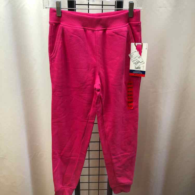 Champion Pink Solid Child Size 10/12 Girl's Sweatpants