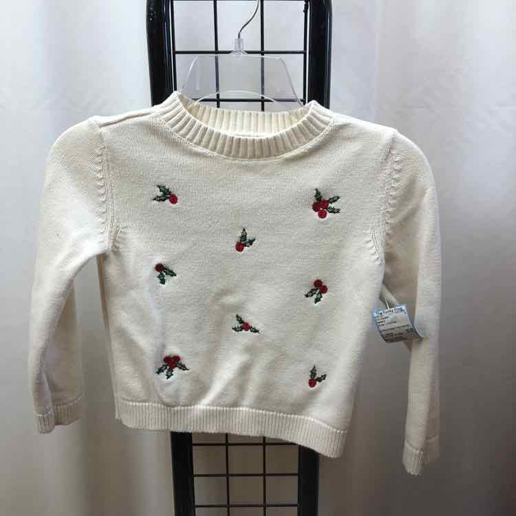 Carter's White Christmas Child Size 6/6X Girl's Sweater