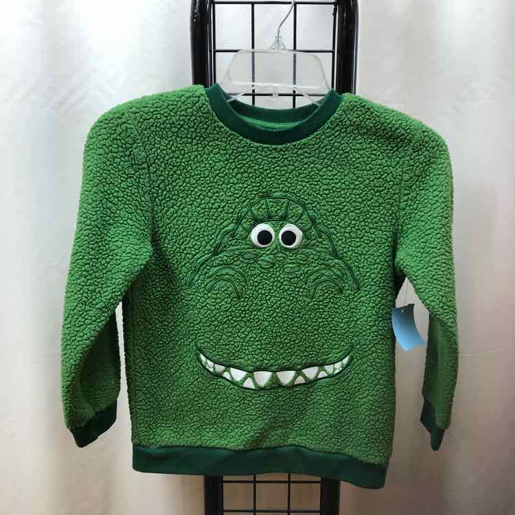 Disney Green Dinosaurs Child Size 7 Boy's Sweatshirt