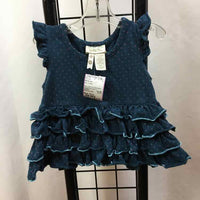 Matilda Jane Blue Dotted Child Size 12 m Girl's Shirt