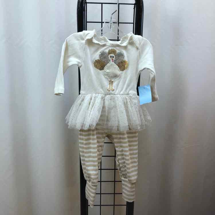mudpie White Sequin Child Size 0-3 m Girl's Outfit