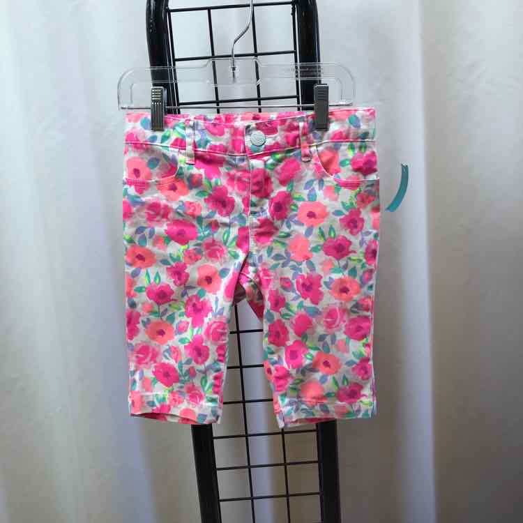 Children's Place White Floral Child Size 6X/7 Girl's Shorts