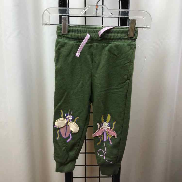 Cat & Jack Green Graphic Child Size 3 Girl's Sweatpants