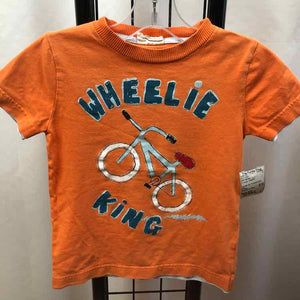 Mini Boden Orange Graphic Child Size 2/3 Boy's Shirt