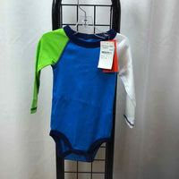 Joe Fresh Blue Solid Child Size 6-12 m Boy's Shirt